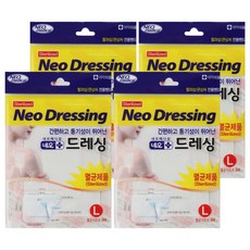 네오 드레싱 멸균거즈밴드 백색, 4개