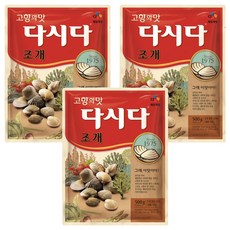 다시다 조개, 500g, 3개