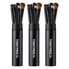 TONYMOLY 化妝刷具五件組, 黑色, 3組