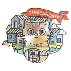 黃阿瑪的後宮生活 相遇故事磁鐵3D冰箱貼 密集板軟磁鐵, 柚子