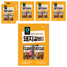 清淨園 韓式排骨醬, 1kg, 6個