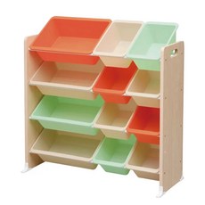 IRIS OHYAMA 愛麗思歐雅瑪 童心玩具收納架 KTHR-412, 橘色