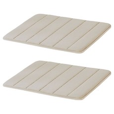 日常分享記憶棉超細纖維脫模片2p, Beige