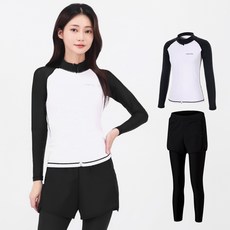 aquatica 女款 only one 防曬衣拉鍊外套 AQAWJP23001 + 水上運動緊身褲 AQA-WL 套裝