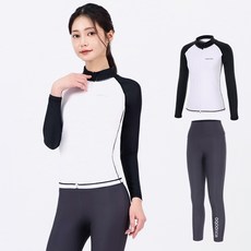 aquatica 女款拉鍊防磨衣上衣下身套組 AQAWJP23001 AQAWLE23003