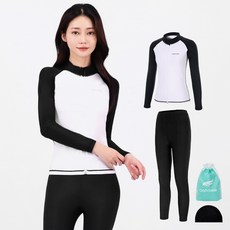 aquatica 女款防曬拉鍊外套 AQAWJP23001+水上運動緊身褲套裝