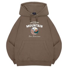 엘런아시 썬 마운틴 오버핏 후드티