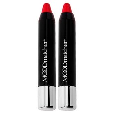 MOODmatcher NEW 反轉持久唇膏, 紅色, 2個, 2.9g