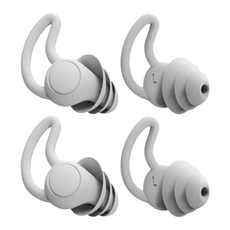 Gonggam Peak 矽膠入耳式耳塞 灰色, 4個