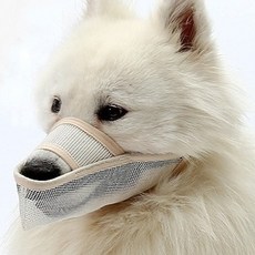 PASTEL PET 中大型犬透氣網布嘴套 M號, 淺褐色, 1組