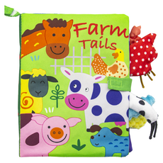 OhBabyLaugh 尾巴書 布書 Farm Tails