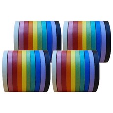 Eurocel 紙膠帶 10款 10mm x 40m, 4套