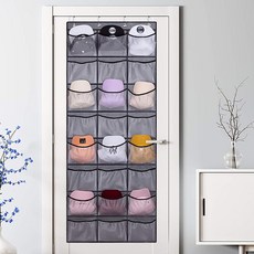 4M4U 24格框架口袋帽子收納掛袋, 混合顏色, 1個