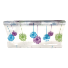 WE CHAMP 無膠玻璃靜電貼, 45 x 200cm, 絢麗煙花 白色, 1個