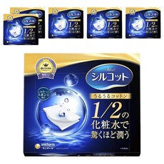 Silcot 絲花 潤澤化妝棉, 40片, 6盒