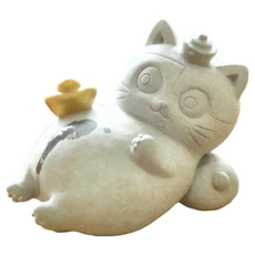 黃阿瑪的後宮生活 瑪瑪圓滾滾水泥擴香石 11x9xH8cm 台灣產