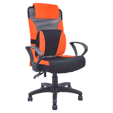 收納王妃台灣製造 舒適電腦椅 EV-02D, 橘色