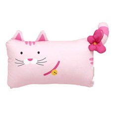 밀로앤개비 애착 미니 동물베개 매쉬솜 세트, 고양이 낸시