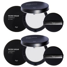 THE FACE SHOP 菲詩小舖 微磨粉餅 10g, 單色, 2個