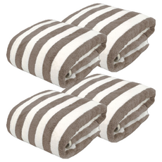 원이네 소프트 바스타월 70 × 140cm 300g 코랄 벨벳, 브라운, 4개