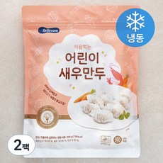 베베쿡 처음먹는 어린이 새우만두 (냉동), 300g, 2팩