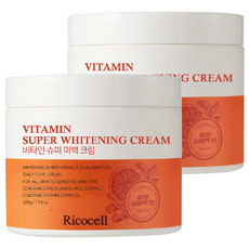 Ricocell 維他命超級亮白霜, 500g, 2罐