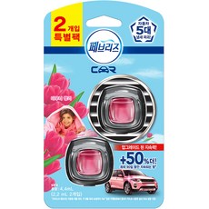 페브리즈 차량용 방향제 2P 특별팩, 1개, 다우니 향기