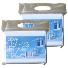 23ZHAR 23下 碳酸鈣清潔袋，加大加厚型，室外可用，68x85cm，約27張，適用容量50L, 2包