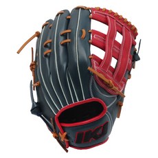 IKJ 外野手套 右投用 RP OF-91 SS, 海軍藍 + 紅色, 1個