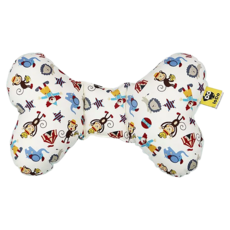 PUKU 藍色企鵝 LoDo樂豆枕 特殊枕型設計 雙面材質, 35 x 20 x 7cm, 馬戲團 薄荷綠