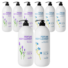 TOUCH ME 香水沐浴乳 薰衣草 1500ml + 白麝香 1500ml, 4套