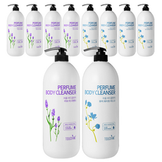 TOUCH ME 香水沐浴乳 薰衣草 1500ml + 白麝香 1500ml, 5套