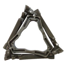 Campingmoon 柯曼 Z41高山瓦斯罐穩定支架 200 x 30mm 27g, 1個, 奶茶棕