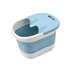 摺疊式足浴桶 藍色, 1個