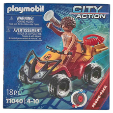 Playmobil 摩比人 海灘巡邏車套裝，城市行動系列, 1盒