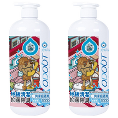 臭味滾 ODOUT 地板清潔 狗家庭適用, 2瓶, 1L