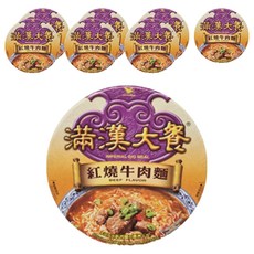만한대찬 홍샤오우육면 187g, 8개
