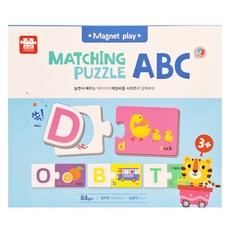 磁性拼圖書 ABC, 84片, 1本