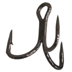 MUSTAD 慕斯達 挪威鉤 鎖顎 3倍強 三本鉤, 6個, 1組