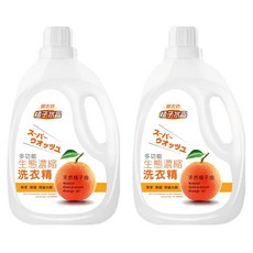 AKIRA 御衣坊 橘子水晶洗衣精, 植萃潔淨配方, 深層去汙, 中性溫和, 不傷肌膚衣料, 低泡沫好沖洗, 2L, 2瓶