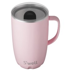 S'well 滑蓋式保溫馬克杯, 1個, 霧面粉, 470ml
