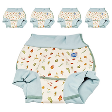 Happy Nappy全新3D游泳尿布褲 森林小橡果 12~24個月 XL 5件