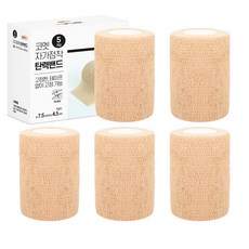 코멧 자가점착 탄력밴드 7.5cm x 4.5m, 1개입, 5개