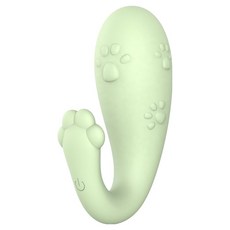 LiBo 麗波 怪獸3代 喵喵 跳跳小寵物 8段變頻防水萌跳蛋 心動版 98 x 36cm, 綠色, 1個