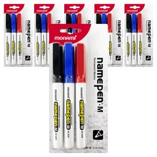 monAmi M號油性筆3入組, 6個, 黑色 + 藍色 + 紅色