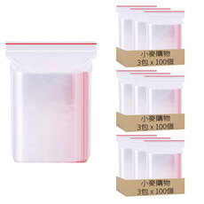 小麥購物 夾鏈袋 B010 172g, 7號(20 x 14cm), 100個, 9包