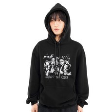 saintpain 男女通用卡通連帽T恤
