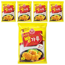 오뚜기 바삭한 빵가루, 1kg, 5개