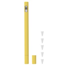 애플 펜슬 1세대 보호 케이스, 옐로우, 1개