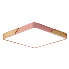 Honey Comb 馬卡龍LED遙控吸頂燈，54W臥室燈具，六種顏色可選，遙控調光調色, 粉色